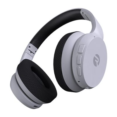 Raycon Fitness Bluetooth Headphones - Over The Ear Running Headphones, Active Noise Cancelling Wireless Headphones + Awareness Mode, Bluetooth Headset with Mic, 45 Hours of Battery Life (White)