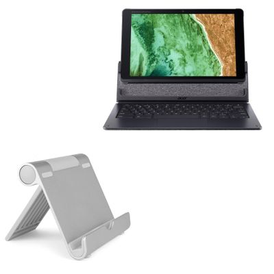 BoxWave Stand and Mount Compatible with Acer Chromebook Tab 510 (D652N) - VersaView Aluminum Stand, Portable, Multi Angle Viewing Sturdy
