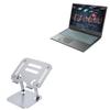 BoxWave Stand and Mount Compatible with AORUS G5 (2023) - Executive VersaView Laptop Stand, Ergonomic Adjustable Viewing Angle Metallic Riser - Metallic Silver view 1