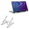 BoxWave Stand and Mount Compatible with Dell Latitude 9520 2-in-1 - Compact QuickSwitch Stand, Portable Multi Angle Viewing Foldable Riser - Metallic Silver view 1
