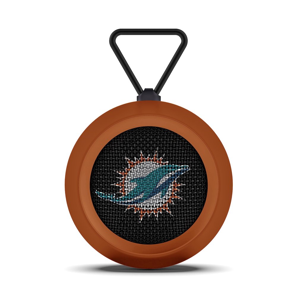 SOAR NFL Magnetic Wireless Bluetooth Speaker, Miami Dolphins