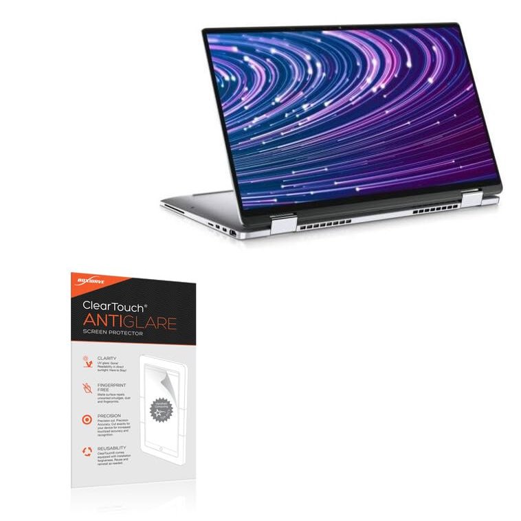 BoxWave Screen Protector Compatible with Dell Latitude 9520 2-in-1 - ClearTouch Anti-Glare (2-Pack), Anti-Fingerprint Matte Film Skin