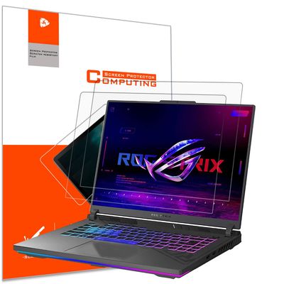 2 Pack Anti-Glare Screen Protector for ASUS ROG/TUF 16 inch Gaming Laptop, Zephyrus M16/Zephyrus Duo 16/Zephyrus G16/Flow X16/Strix G16, TUF A16 16 inch Gaming Laptop, Anti Fingerprint Screen Shield Guard