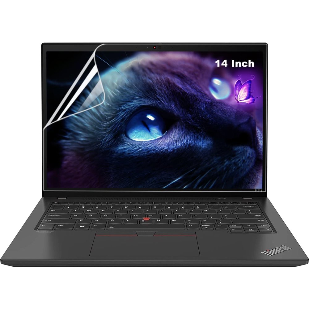 2 Pack Screen Protector for 2025 2024 2023 14" Lenovo Thinkpad T14 T14s P14s Gen 5/Gen 4/Gen 3, ThinkPad E14 Gen 6/Gen 5, ThinkPad X1 Gen 10 /Gen 9 14 inch Laptop, 5H Anti Scratch, HD Clear Film