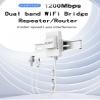 VONETS Dual Band 2.4GHz/5GHz WiFi Bridge/Router/Wireless Repeater WiFi Ethernet Convert/Hotspot Signal Cover, AC1200, DC/USB Powered for DVR Surveillance Camera VAP11AC with Smart Cooling Fan view 2