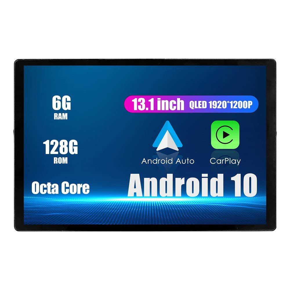 ZERTRAN Android Radio 13.1" Car Stereo Autoradio Navigation Headunit Multimedia Player GPS Touchscreen RDS DSP BT WiFi Carplay Replacement for BMW X1 2010-2016, if Applicable