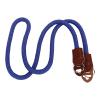 52G Portable Cowhide Leather Camera Shoulder Strap, Cylindrical Nylon Camera Neck Shoulder Strap, Digital Camera and SLR Camera Straps for Hiking, Outdoor Camping, Travel (Blue) view 4