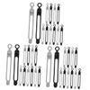 Operitacx 36pcs Reusable Silicone Cable Ties Cord Organizers for Efficient Wire Management and Easy to Use and Portable for Home Office and Travel view 1