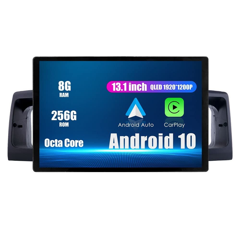 Android Radio 13.1" Car Stereo Autoradio Navigation Headunit Multimedia Player GPS Touchscreen RDS DSP BT WiFi Carplay Replacement for Toyota Rav4 Corolla Hilux Land Cruiser Prado,if Applicable