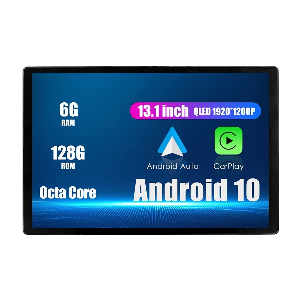 ZERTRAN Android Radio 13.1" Car Stereo Autoradio Navigation Headunit Multimedia Player GPS Touchscreen RDS DSP BT WiFi Carplay Replacement for Suzuki Jimny 2018-2020, if Applicable