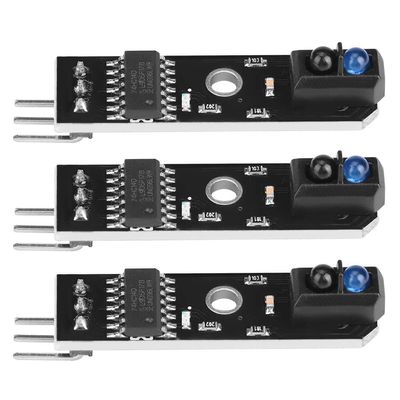 3pcs Infrared Reflection Tracking Sensor Module 1 Channel Smart Car Black White Line Detection