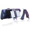 CCYLEZ Foldable Cell Phone Stand, with Adjustable Elastic Fixing Belt Portable Power Bank Bracket Compatible with Most Power Banks for Gaming, for Steam Deck, Relieve Wrist Pressure view 1