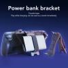 CCYLEZ Foldable Cell Phone Stand, with Adjustable Elastic Fixing Belt Portable Power Bank Bracket Compatible with Most Power Banks for Gaming, for Steam Deck, Relieve Wrist Pressure view 2
