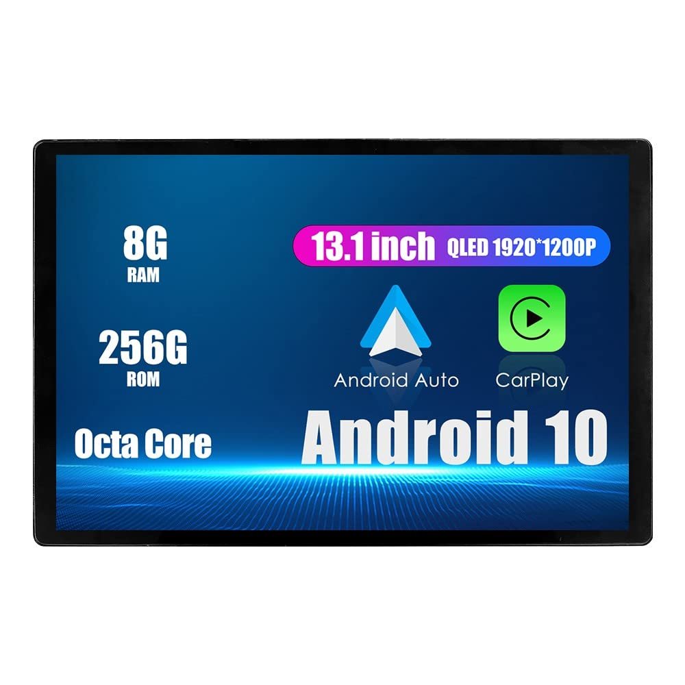 ZERTRAN Android Radio 13.1" Car Stereo Autoradio Navigation Headunit Multimedia Player GPS Touchscreen RDS DSP BT WiFi Carplay Replacement for Skoda Rapid Spaceback 2014-2021, if Applicable