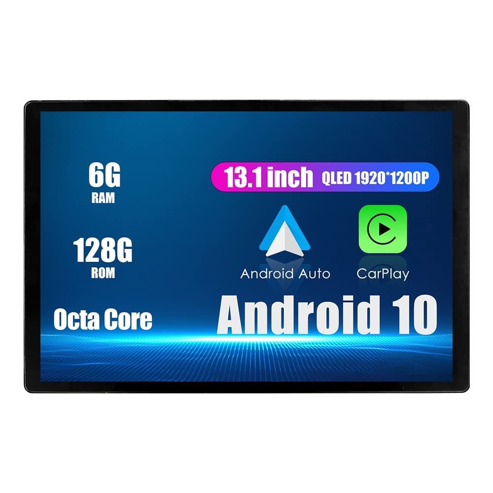 Android Radio 13.1" Car Stereo Autoradio Navigation Headunit Multimedia Player GPS Touchscreen RDS DSP BT WiFi Carplay Replacement for SsangYong Tivoli Tivolan 15-21,if Applicable