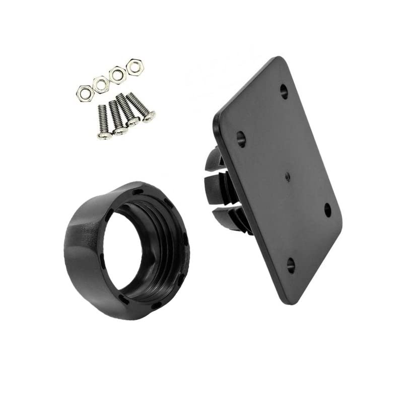 ChargerCity Adapter 22mm Ball to AMPs Connection for Garmin dezl OTR1000, 1010, 800, 810, RV 1090, 1095, 890, 895, DriveSmart 86 GPS - SW26, Black