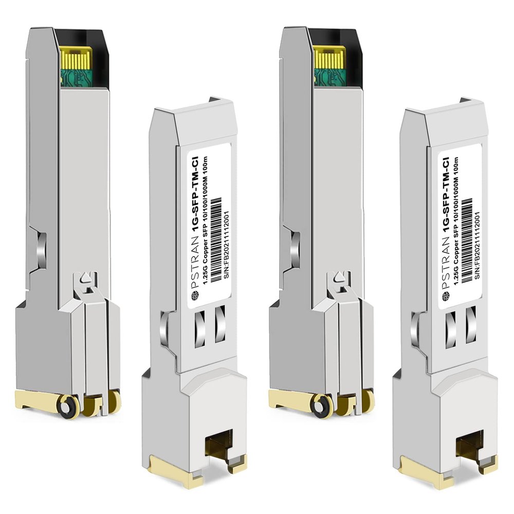 OPSTRAN 10/100/1000BASE-T SFP SGMII Copper Transceiver Module Compatible with Cisco GLC-TA RJ45 100m cat5e/6 4 Pack