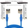 OPSTRAN 10/100/1000BASE-T SFP SGMII Copper Transceiver Module Compatible with Cisco GLC-TA RJ45 100m cat5e/6 4 Pack view 4