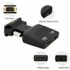 GXMRHWY VGA Male to HDMI Female Audio Video Adapter Converter Black view 3