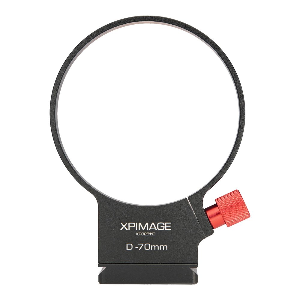 XPIMAGE Lens Collar Tripod Mount Ring Built-in ARCA-Swiss Quick Release Plate for Adapter(D70mm)