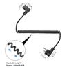3 Prong Coiled Spiral Power Cord YACSEJAO 18AWG Coiled Spiral NEMA 5-15P Up Angle to C13 AC Power Cable for Computer Plasma TV Printer Monitor (5-15P Up Angle to C13 Left Angle) view 3