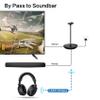 SIMOLIO Wireless Headphones for TV with Clear Dialog Mode, Boosted Volume & Spare Battery for Seniors, Comfortable TV Watching w/L/R Balance, by-Pass, Charging/Transmitter Stand 2-in-1, No Pairing view 3