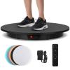 Flyrivergo Large Photography Turntable 24inch/330lb Motorized Rotating Display Stand 360 Degree with Remote Control Electric Turntable for Products, Model Photo or Video(Black) view 1