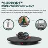 Flyrivergo Large Photography Turntable 24inch/330lb Motorized Rotating Display Stand 360 Degree with Remote Control Electric Turntable for Products, Model Photo or Video(Black) view 2