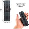 QIYUDS Monocular Telescope,Monocular Telescope with Smartphone Holder & Tripod 80X100 High Definition HD Waterproof monocular Binoculars for Bird Watching Camping Wildlife Hiking Travel Monocular Tele view 2