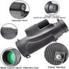 QIYUDS 40x50 High Definition Monocular Telescope and Quick Smartphone Holder -Waterproof Monocular -BAK4 Prism for Wildlife Bird Watching Hunting Camping Travelling Wildlife Secenery view 3