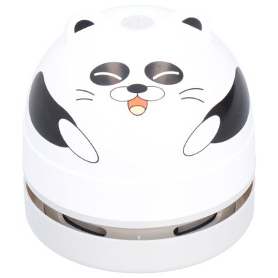 OUKENS Vacuum Cleaner, Portable Cute Animal Design Desktop Mini Vacuum Cleaner USB Charging Mini Dust Catcher for Cleaning Eraser Crumbs Hairs Computer(Panda)