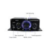 ERYUE Power Amplifier, AK170 12V Mini Audio Power Amplifier Digital Audio Receiver AMP Dual Channel 20W+20W Bass Treble Control for Car Home Use view 2