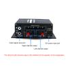 ERYUE Power Amplifier, AK170 12V Mini Audio Power Amplifier Digital Audio Receiver AMP Dual Channel 20W+20W Bass Treble Control for Car Home Use view 3