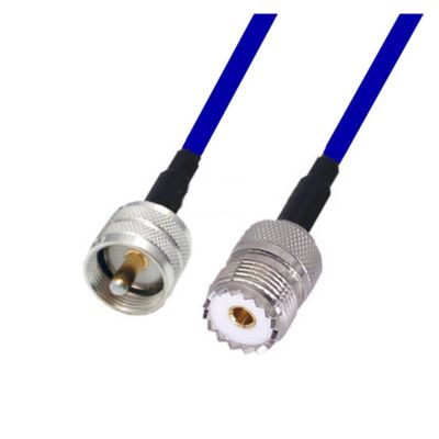 Artemisia Compatible with Blue Soft RG142 UHF Male to UHF SO239 Female Connector RF Coaxial Jumper Pigtail Cable (Color : 0.2m)