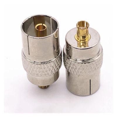 Artemisia 1pcs Compatible with MCX Male to IEC DVB-T TV PAL Female RF Coaxial Connector Adapters