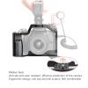 Camera Video Cage Film Movie Making Kit, Aluminum Alloy Camera Cage Rig, Filmmaking Stabilizer Rig Extension Frame with Cold Shoe for Locating Hole for M50 M5 M50II Camera view 2