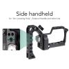 Camera Video Cage Film Movie Making Kit, Aluminum Alloy Camera Cage Rig, Filmmaking Stabilizer Rig Extension Frame with Cold Shoe for Locating Hole for M50 M5 M50II Camera view 3