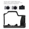 Camera Video Cage Film Movie Making Kit, Aluminum Alloy Camera Cage Rig, Filmmaking Stabilizer Rig Extension Frame with Cold Shoe for Locating Hole for M50 M5 M50II Camera view 4