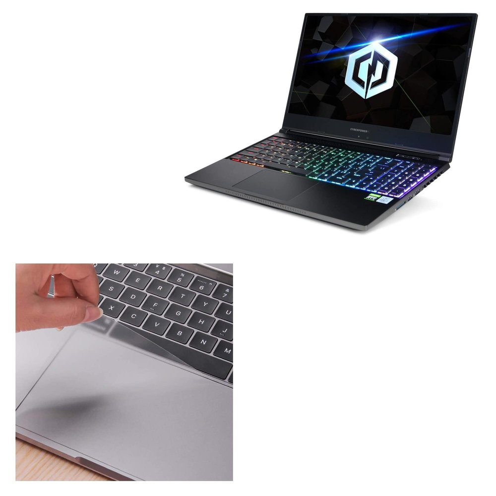BoxWave Touchpad Protector Compatible with CyberPowerPC Tracer V Edge Pro - ClearTouch for Touchpad (2-Pack), Pad Protector Shield Cover Film Skin
