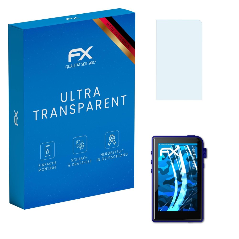 atFoliX Screen Protection Film compatible with Shanling M2s Screen Protector, ultra-clear FX Protective Film (3X)