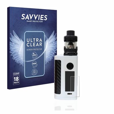 savvies Screen Protector Compatible with Asmodus Minkin V3S Protection Film Clear 18-Pack