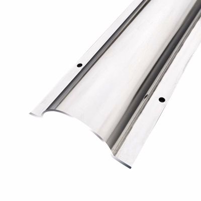 HAIXHX Stainless Steel Floor Cable Protector, Paintable Cable Trunking Wire Hider Cover with Screws for Protect Wires Prevent Cable Trips (Color : Length 130cm/51.2in, Size : No.10)