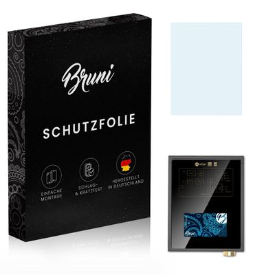 Bruni Screen Protector compatible with Shanling EM5 Protector Film, crystal clear Protective Film (2X)