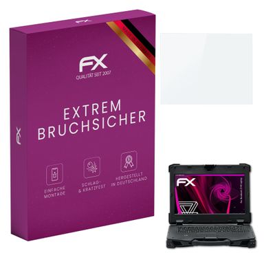 atFoliX Plastic Glass Protective Film compatible with Durabook Z14I Laptop, 9H Hybrid-Glass FX Screen Protector