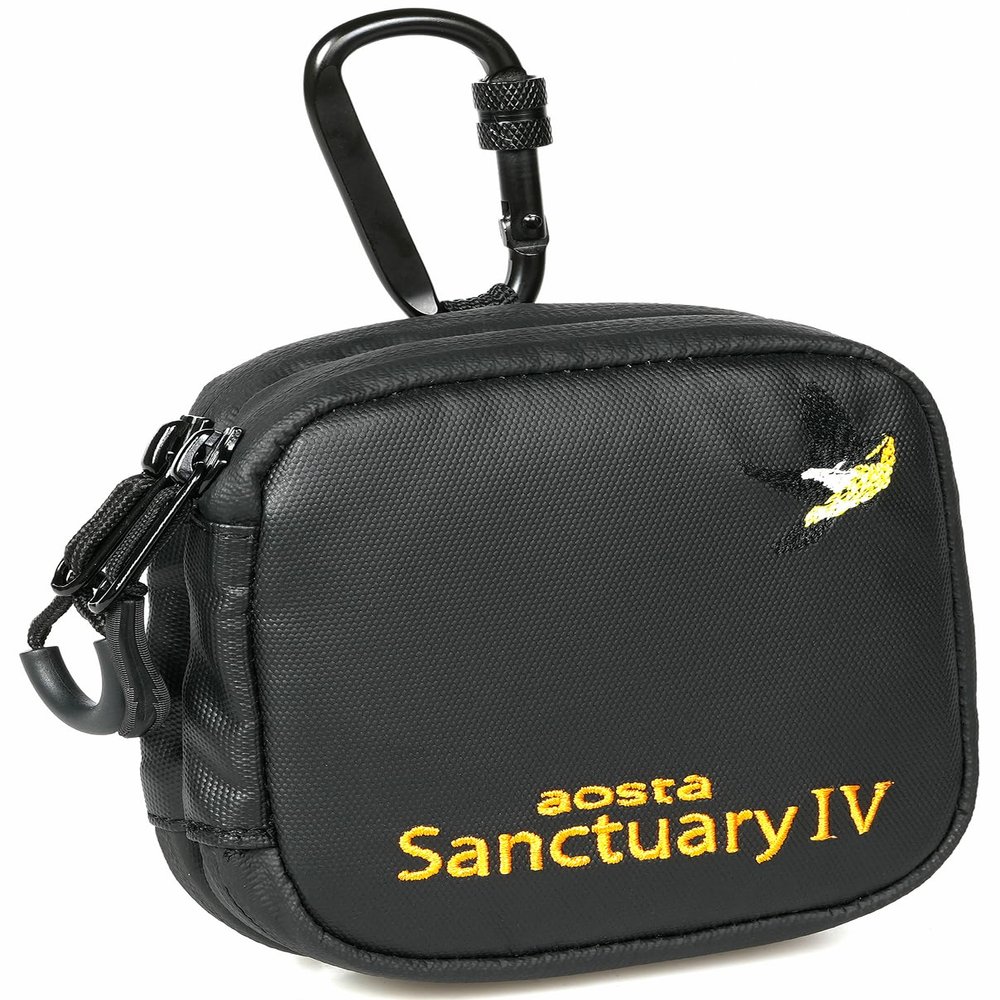Kenko Aosta AOC-SC4WPFC4 Filter Case, Sanctuary IV WP Filter Case, Holds 4 - 3.2 inches (82 mm), Waterproof, Dustproof, Includes Locking Carabiner, Black