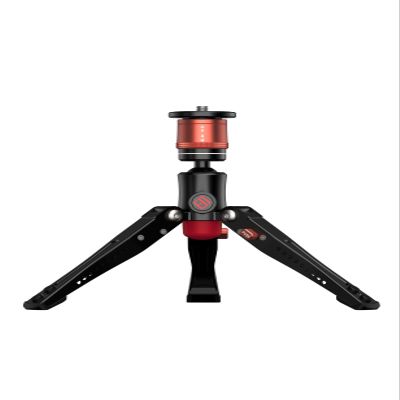 IFOOTAGE Tripod CB3 BASE, Aluminum Table Top Mini Tripod Low Profile Base with 3/8" and 1/4" Quick Release Plate, Payload 17.6lbs