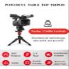 IFOOTAGE Tripod CB3 BASE, Aluminum Table Top Mini Tripod Low Profile Base with 3/8" and 1/4" Quick Release Plate, Payload 17.6lbs view 3