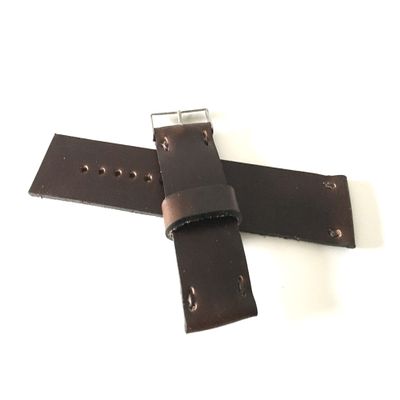 24mm 25mm 26mm 27mm 28mm 29mm 30mm wide Specialty Horween Leather Band Hard to find rare sizing Leather, custom made-to-order, extra wide (Large, 23mm)