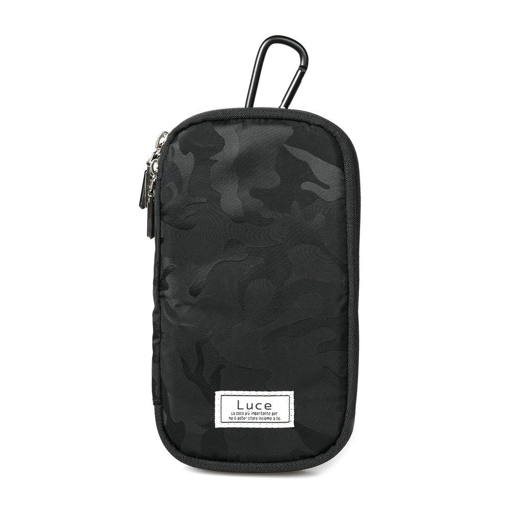 Kenko AOC-LU1FC8 BKCF Filter Case, LUCE Filter Case, Holds 8 Pieces, Fits Up to 3.2 inches (82 mm), Carabiner Included, Black, Camouflage Pattern