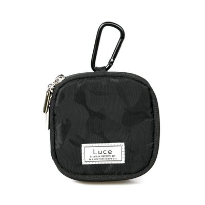 Kenko AOC-LU1FC4 BKCF Filter Case, Holds 4 - 3.2 inches (82 mm), Includes Carabiner, Black, Camouflage Pattern